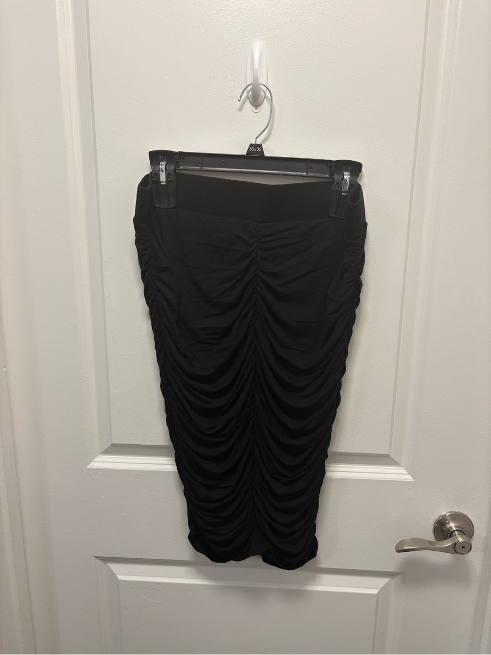 Torrid Love Sick Black Ruched Midi Skirt - Sleek Women’s Pencil Style